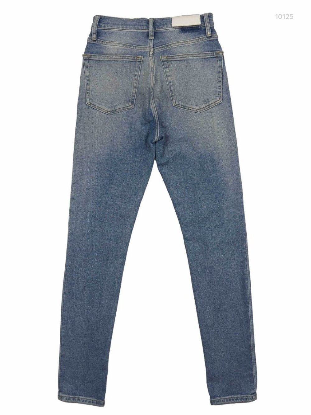 RE/DONE Originals Ultra High Rise Distressed Skinny Jeans 25 190-3WUHR - Picture 4 of 12